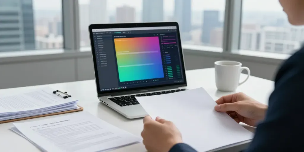 Detailed analysis of investigation costs at https://goodtam.com/blog/흥신소-비용/ in a modern office setting.